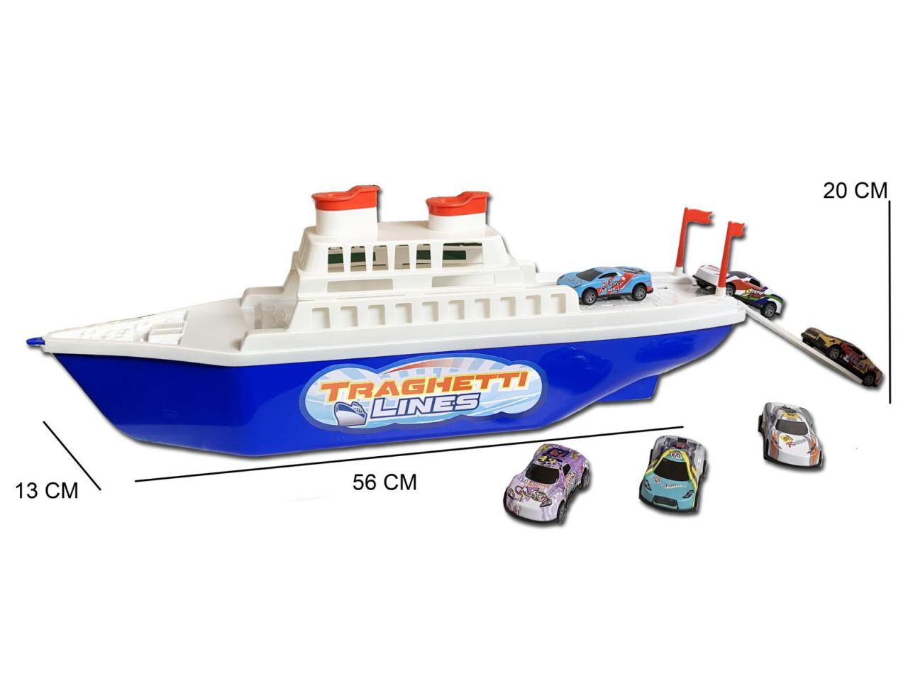 NAVE TRAGHETTO CON 6 AUTO 11531