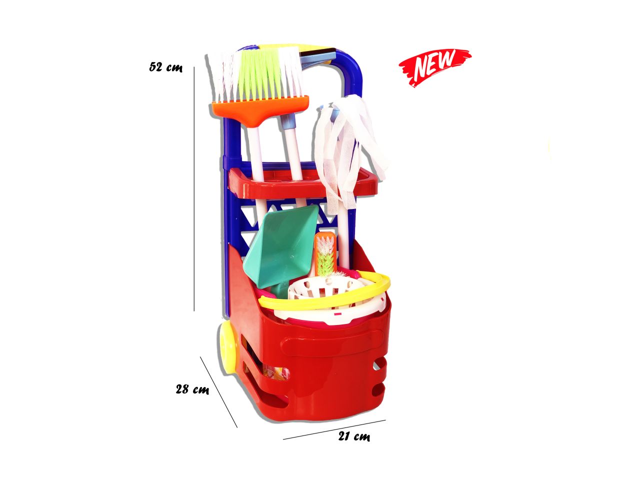 SET PULIZIA CON TROLLEY E 5 ACCES 11537