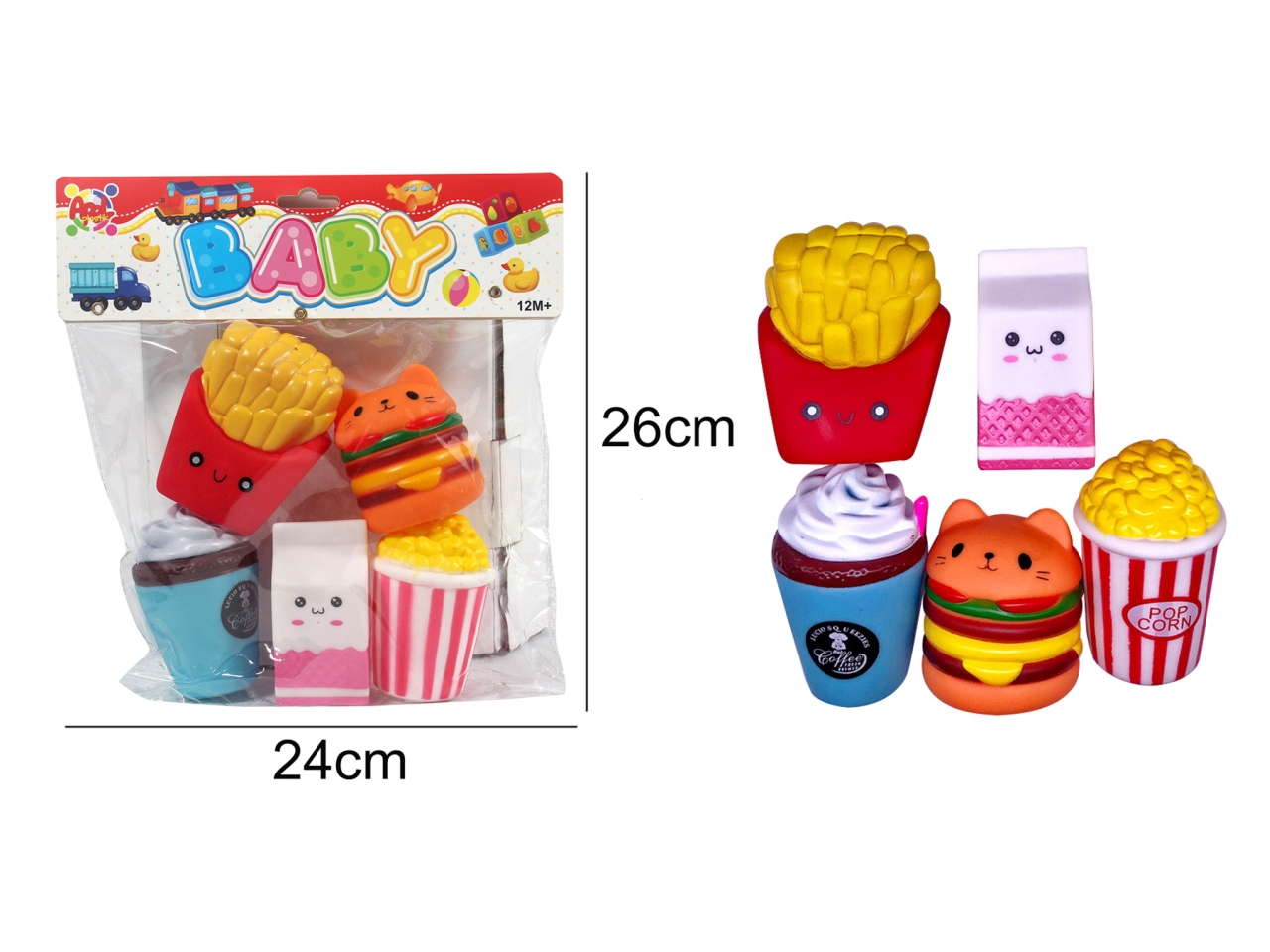 MORBIDONI 5PZ FAST FOOD