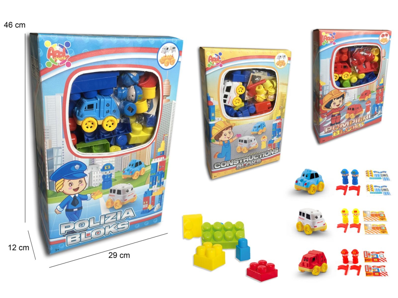 SET MAXI BLOKS CON PERSONAGGI