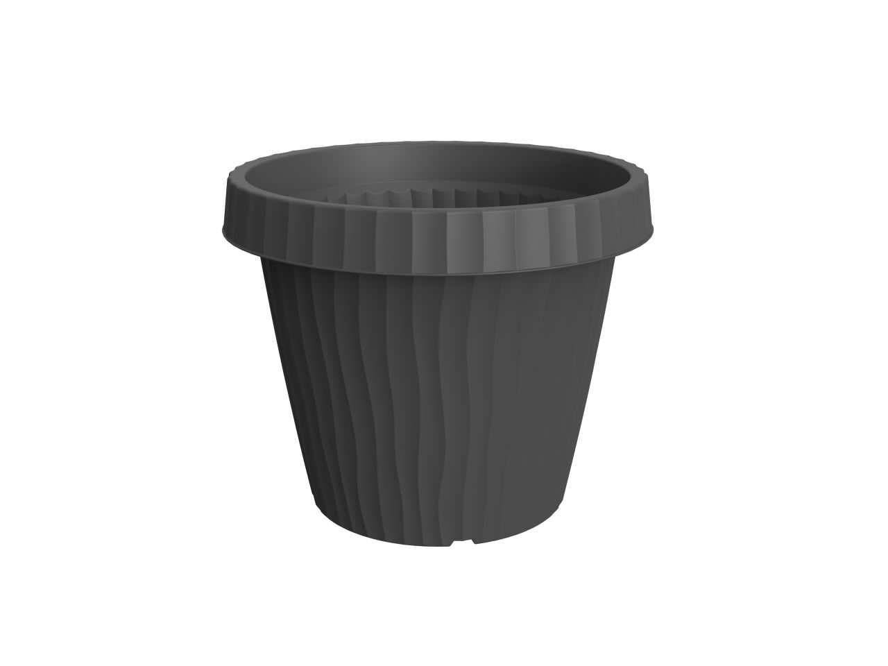 VASO ONDA D.30CM COLORE GRAFITE 31421