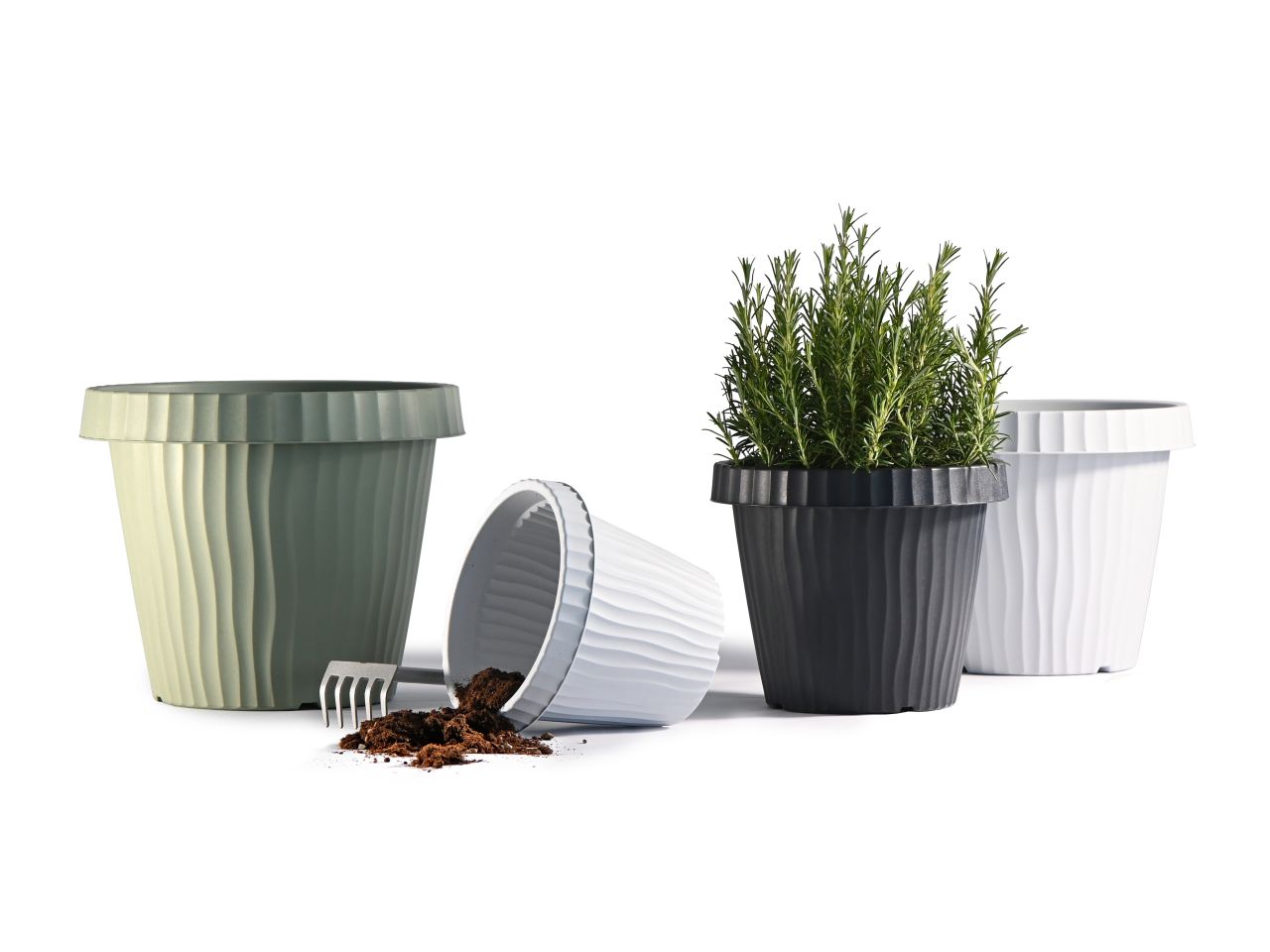VASO ONDA D.35CM COLORE GHIACCIO 31430