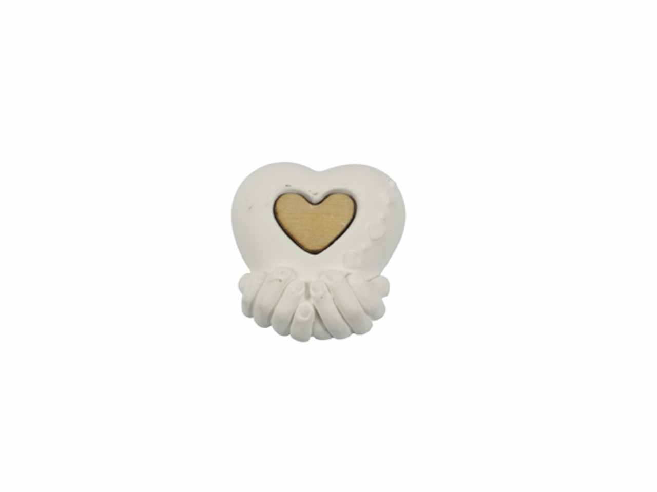 GESSETTO CUORE CON MANI A2717