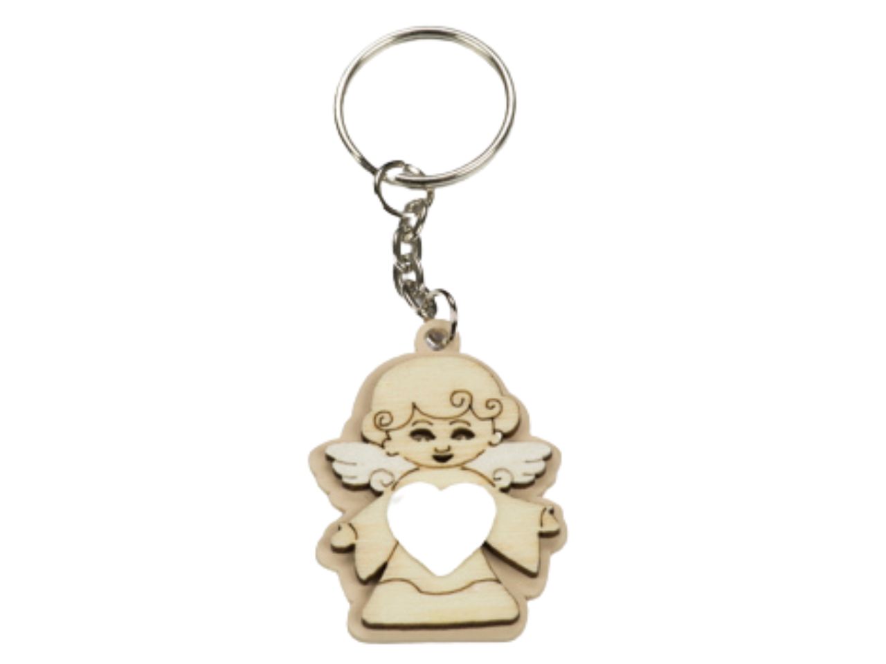 PORTACHIAVI CON ANGIOLETTO IN LEG A2780