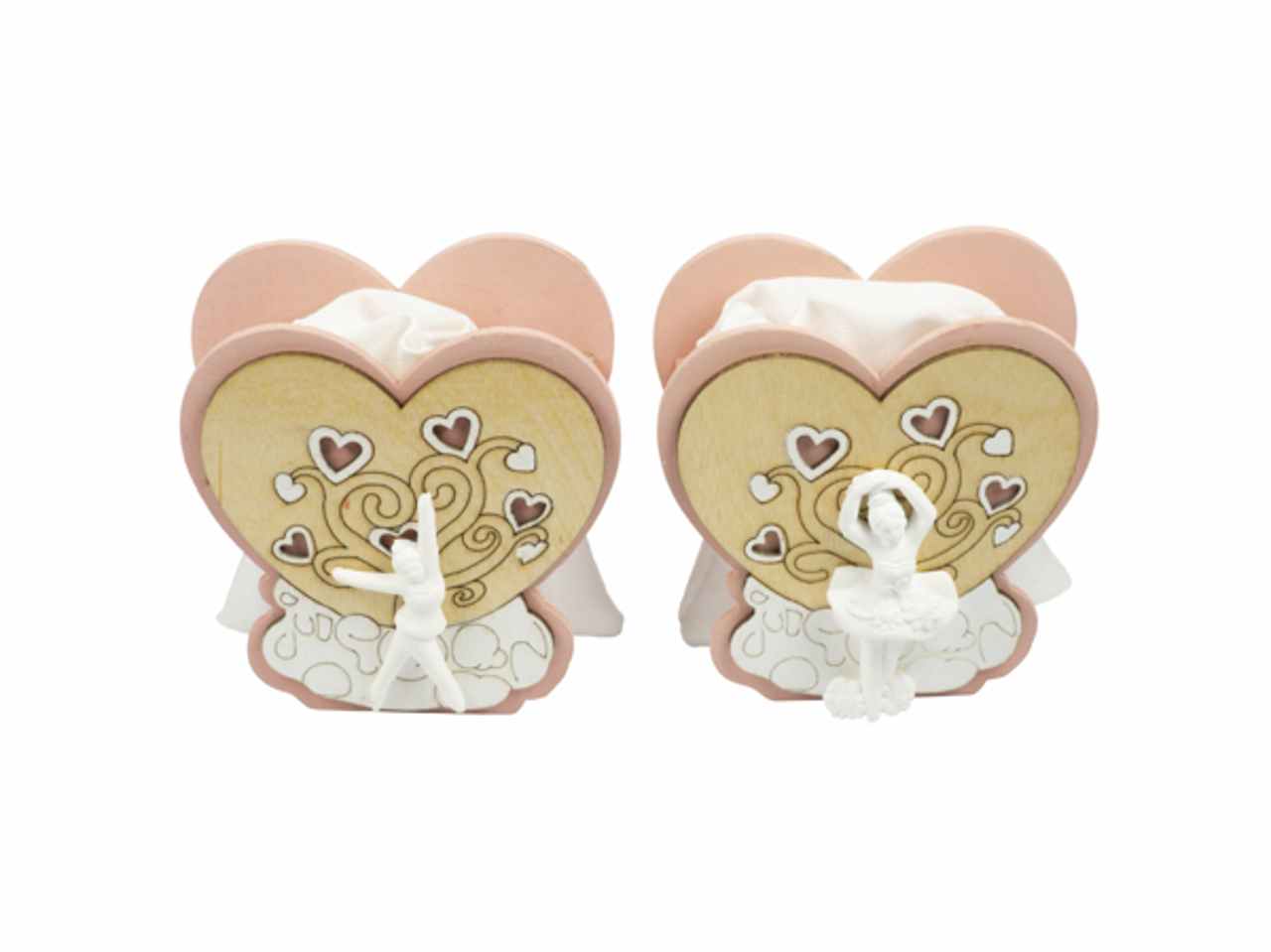SCATOLINA CUORE CON BALLERINA CON A2748