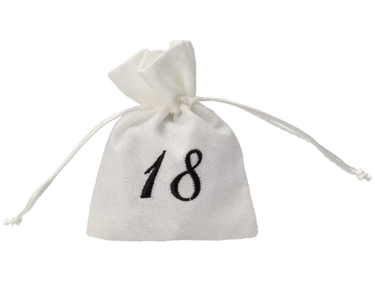 SACCHETTO 18 ANNI 10X12 NERO A2898 00