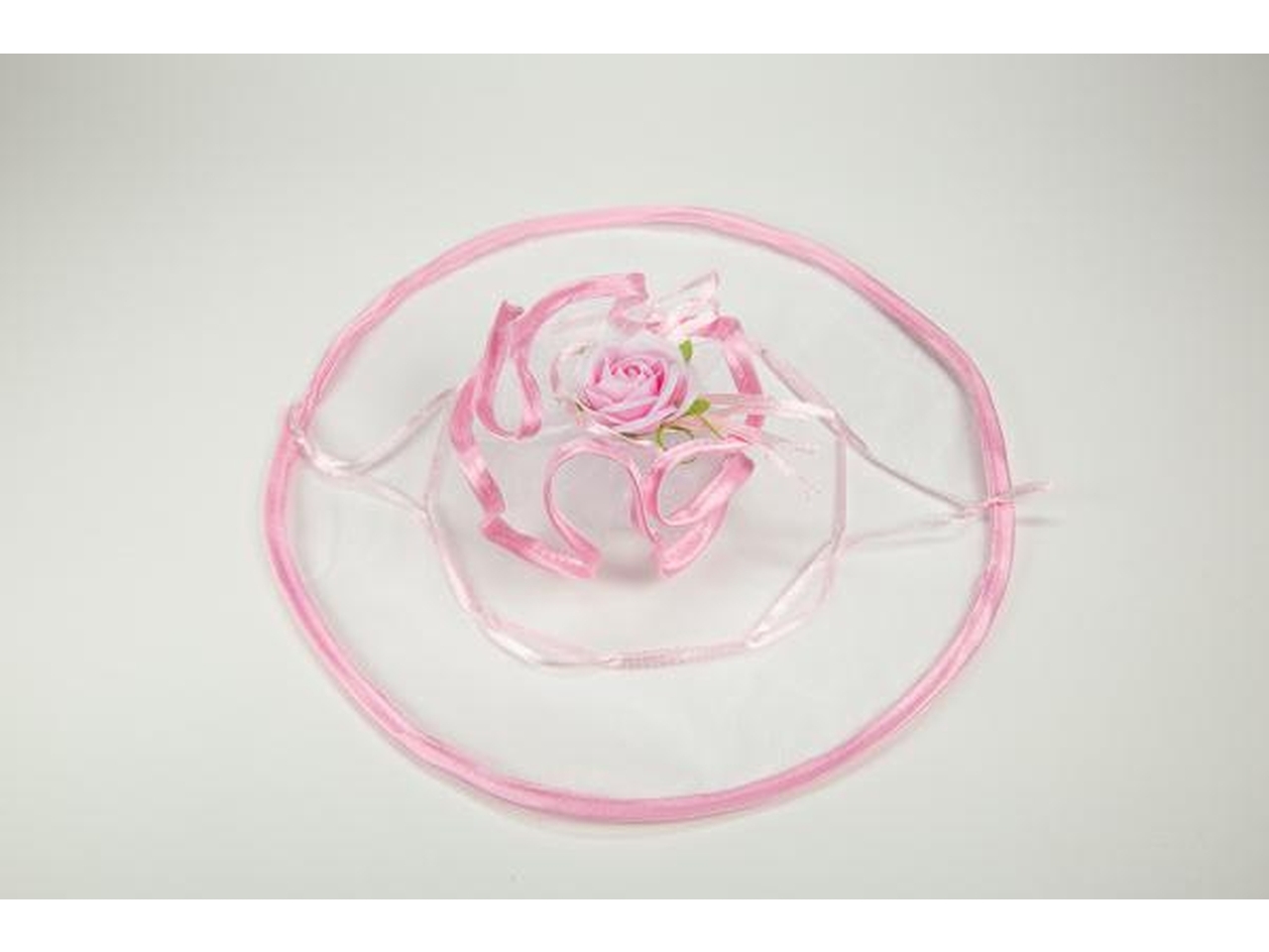 VELO RASO TIRANTE 23CM ROSA A055 03