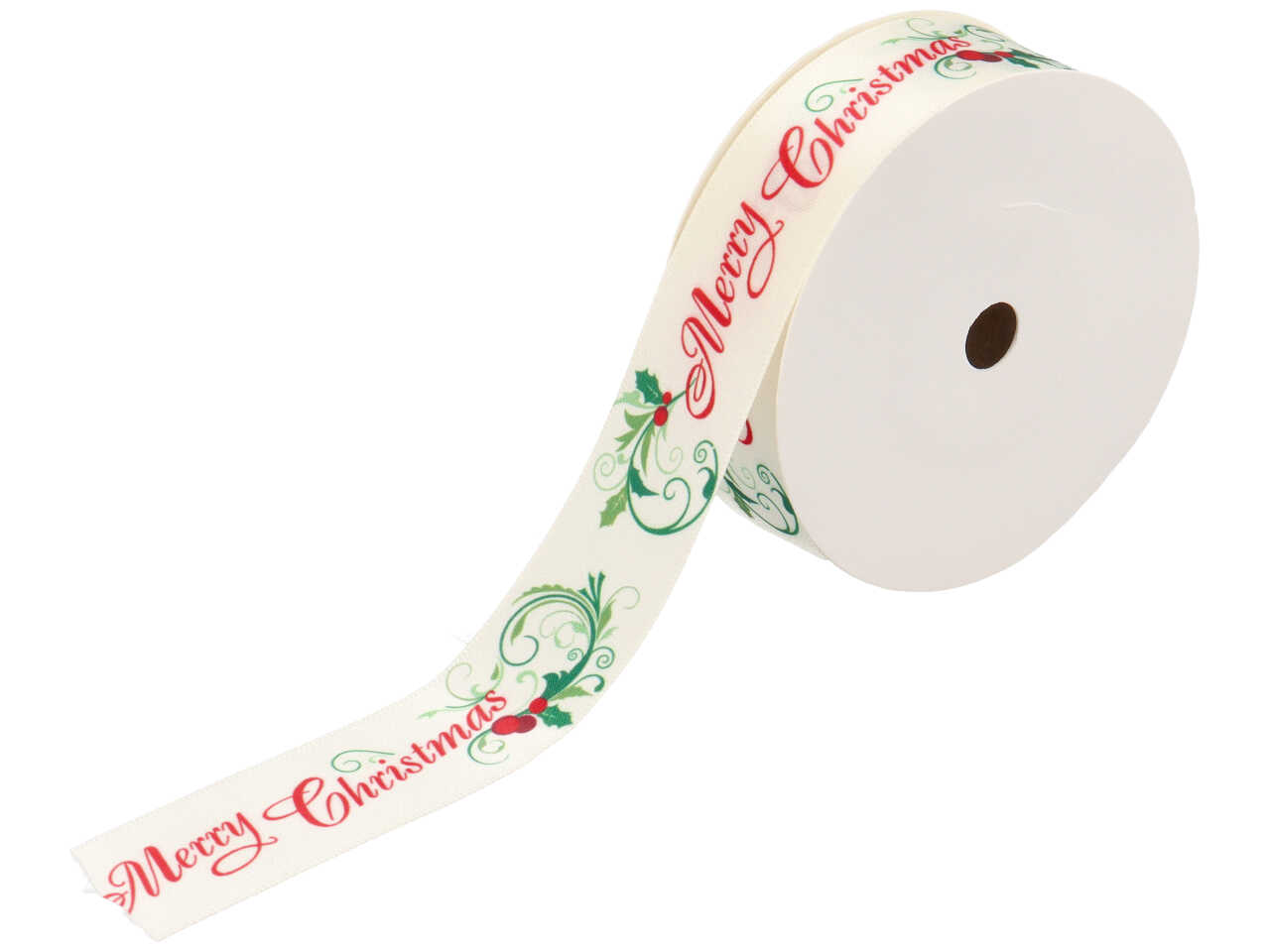 NASTRO RASO PANNA M.CRISTMAS 2,5CMX15MT NI86-25