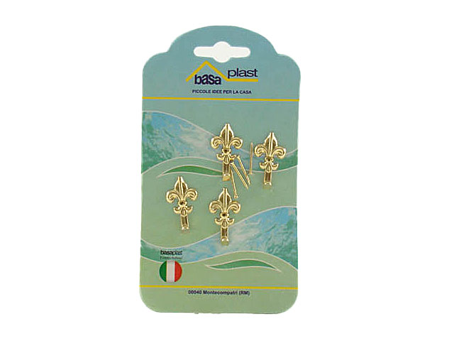 GANCIO PER QUADRI GIGLIO 4pz 0730