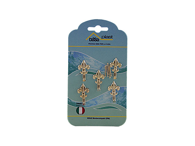 GANCIO GIGLIO 5pz ORO 0730