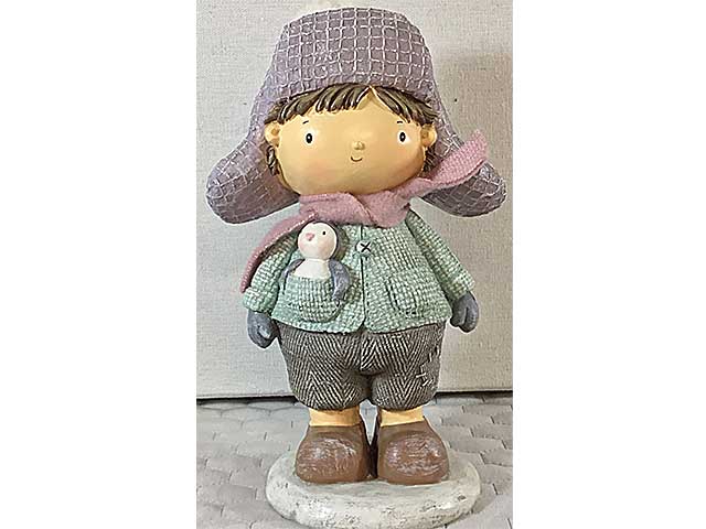 BIMBO INVERNALE 12X9H21cm WLUX19069 BIMBO INVERNALE 12X9H21cm WLUX19069