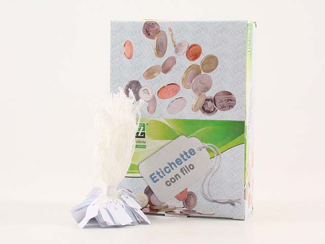 ETICHETTE CON FILO 1000PZ A387 ETICHETTE CON FILO 1000PZ A387