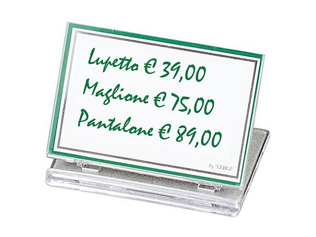 TARGHETTA PIEGHEVOLE 8X5 50978