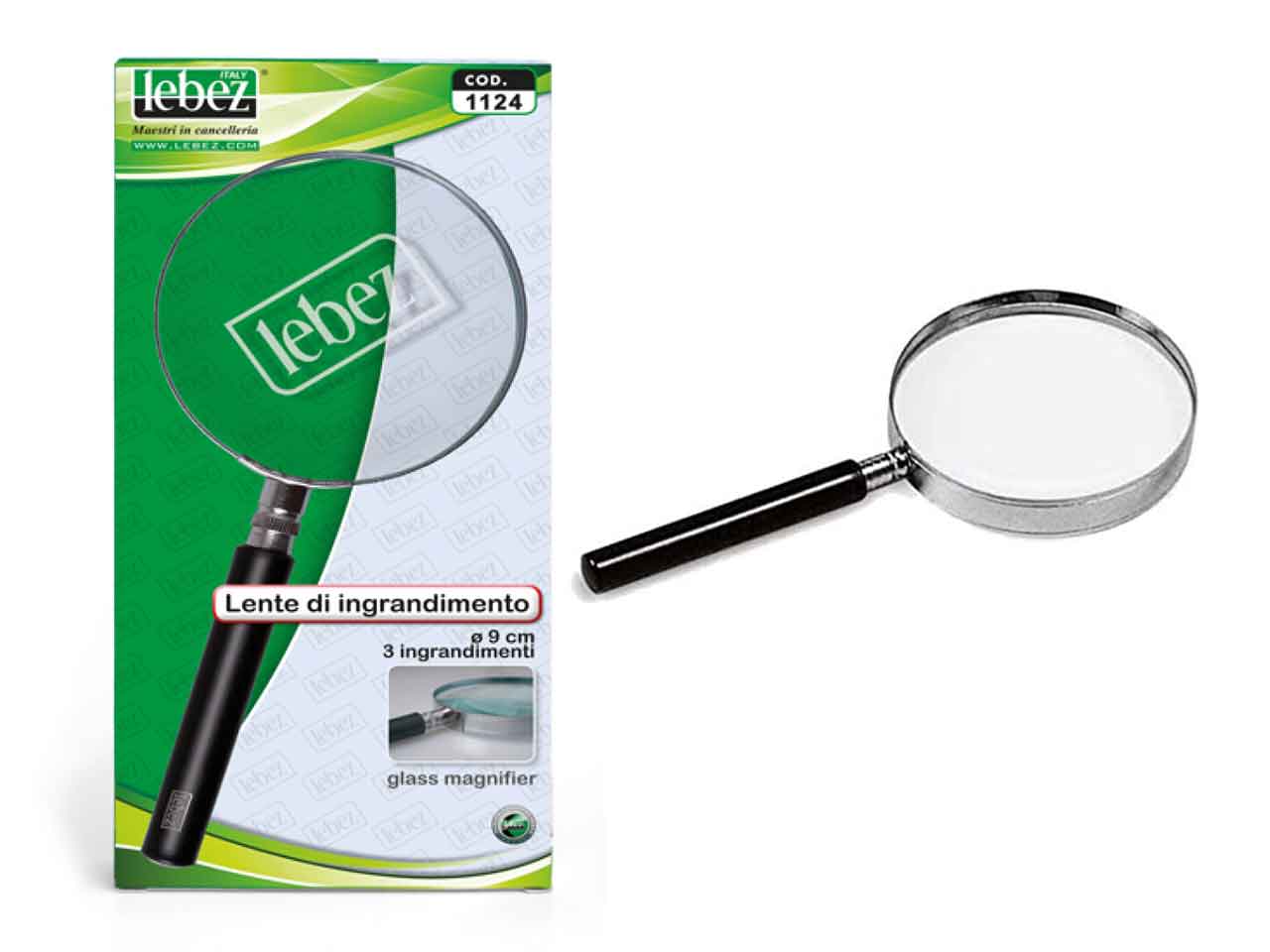LENTE CRISTALLO DIAMETRO 9cm 1124