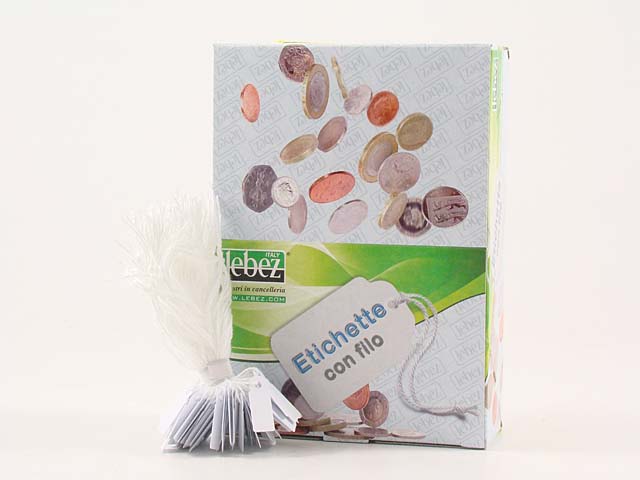 ETICHETTE CON FILO 1000PZ  A384