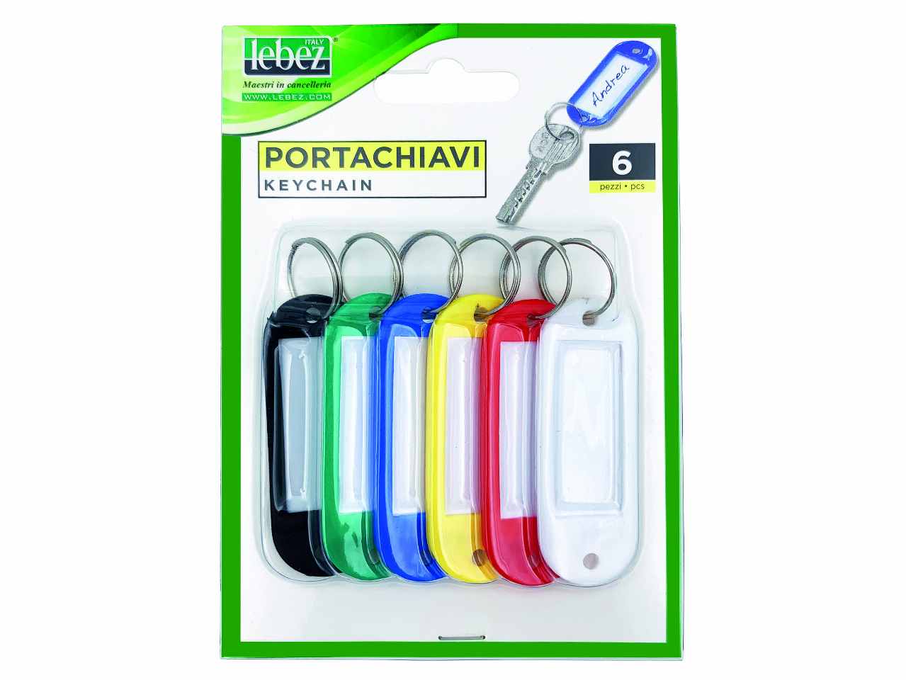 P.CHIAVI PLASTICA 6pz 5016