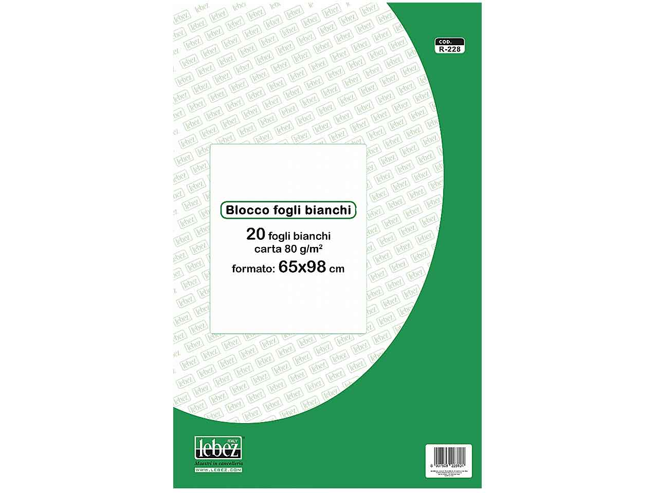 BLOCCO PER LAVAGNA 20FG BIANCHI 65X98 CM R-228