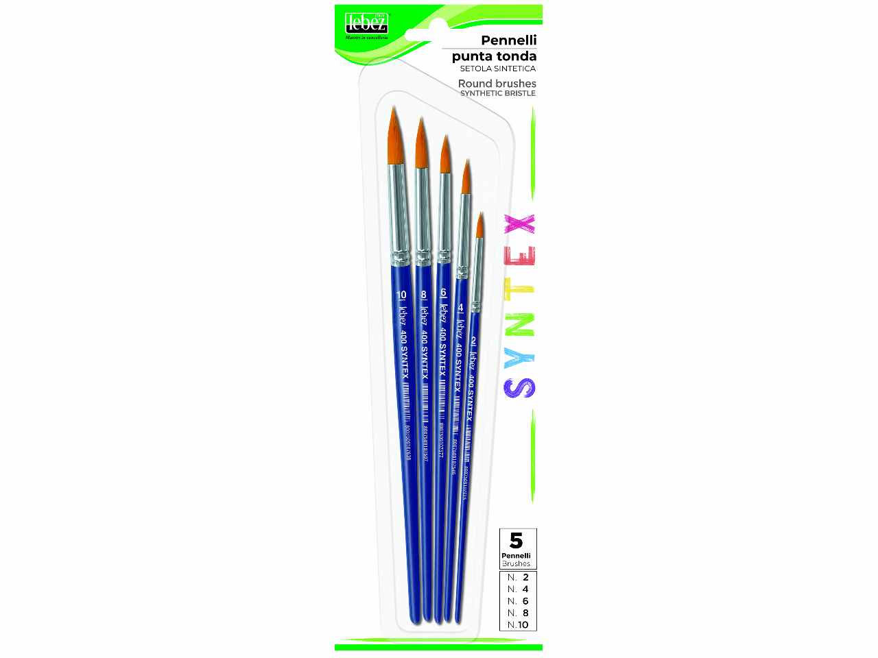 PENNELLO SYNTEX TONDO 5pz 400B