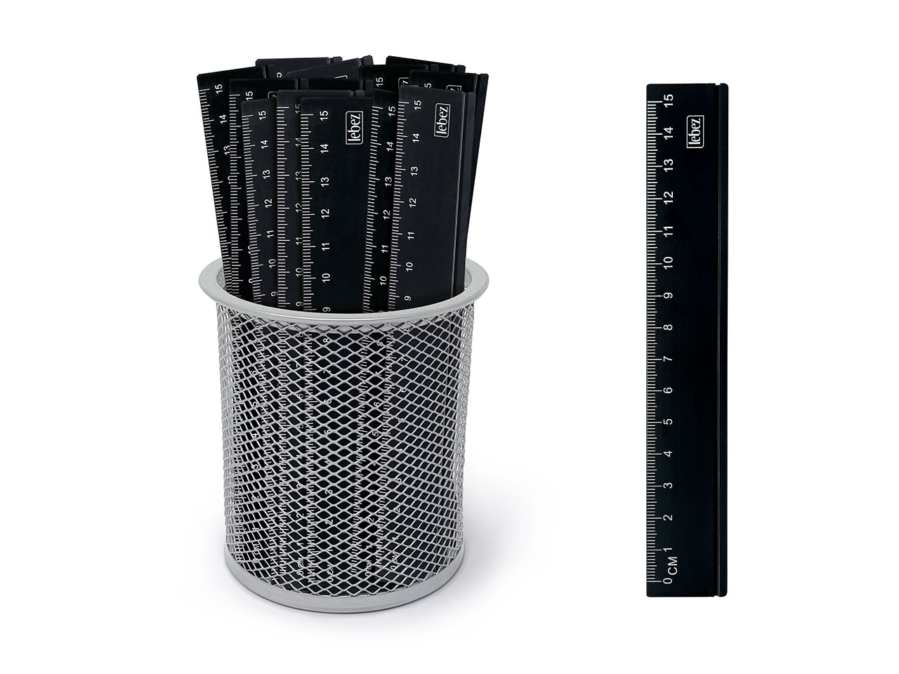 RIGHELLI ALL.36PZ+P.PENNE 15CM NERO 81074