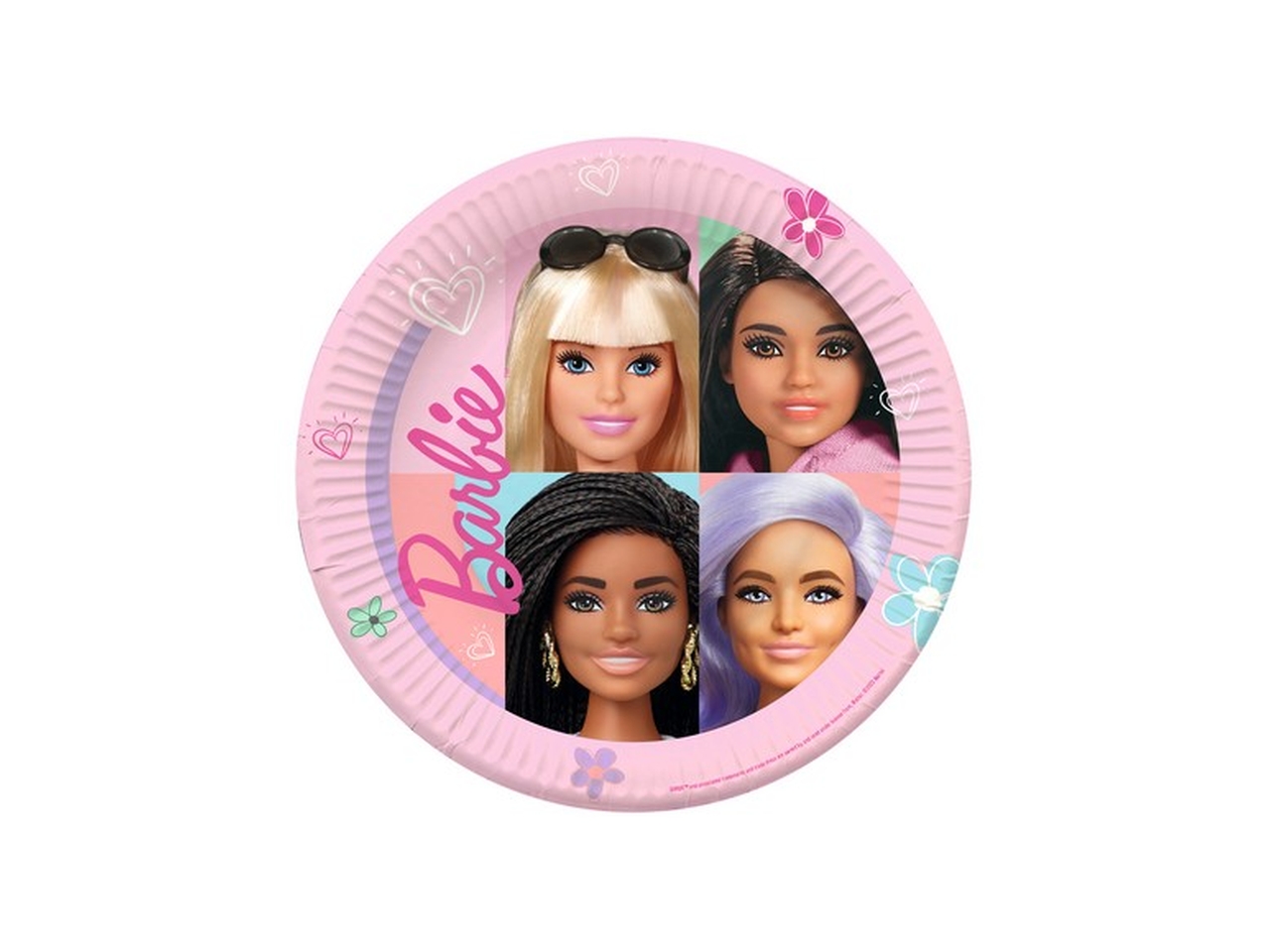 PIATTI BARBIE 23CM 8PZ 7AM9915482-66
