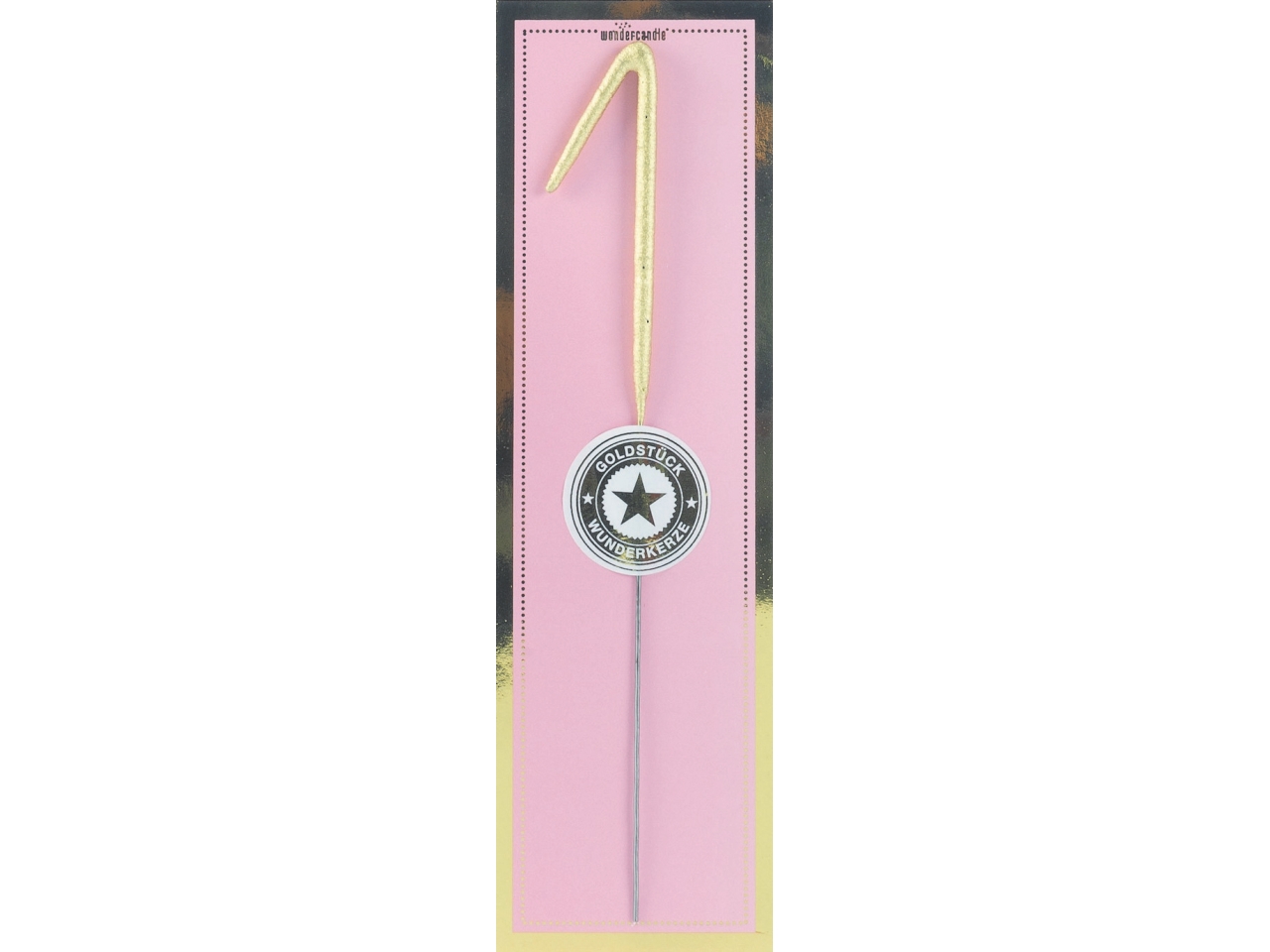 CANDELA SCINT.H18CM ORO N.1 5WND10501