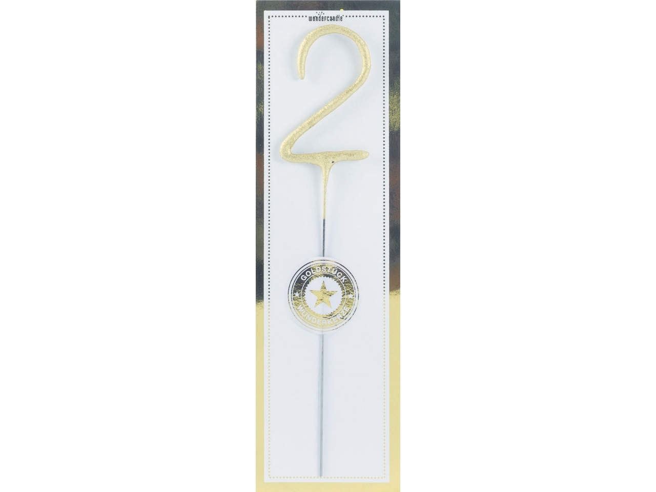 CANDELA SCINT.H18CM ORO N.2 5WND10502
