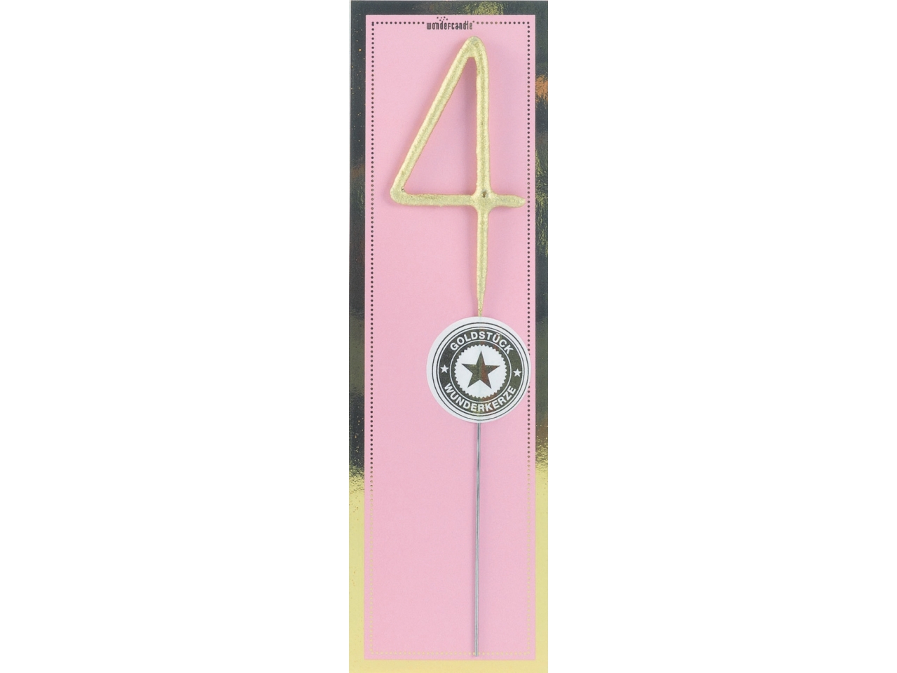 CANDELA SCINT.H18CM ORO N.4 5WND10504