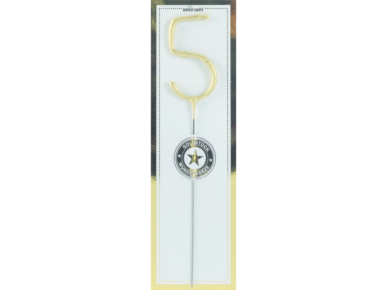CANDELA SCINT.H18CM ORO N.5 5WND10505