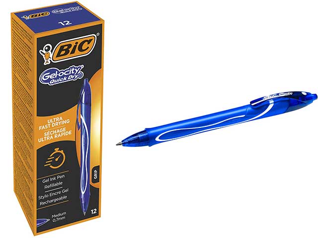 PENNA GEL QUICK DRY 12pz BLU 950442