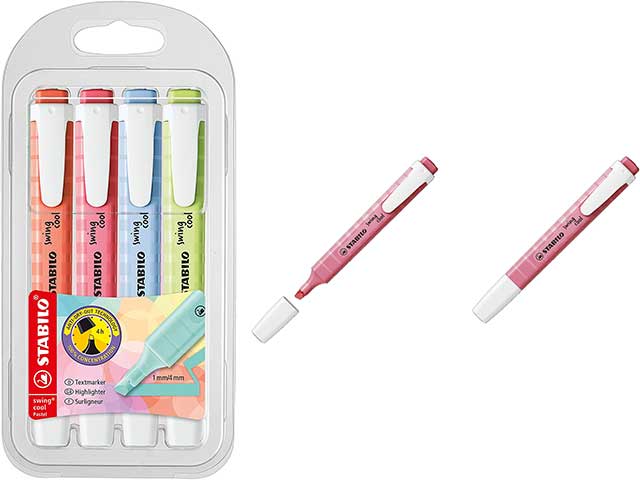 STABILO EVIDENZIATORE 4PZ COL.PASTELLO