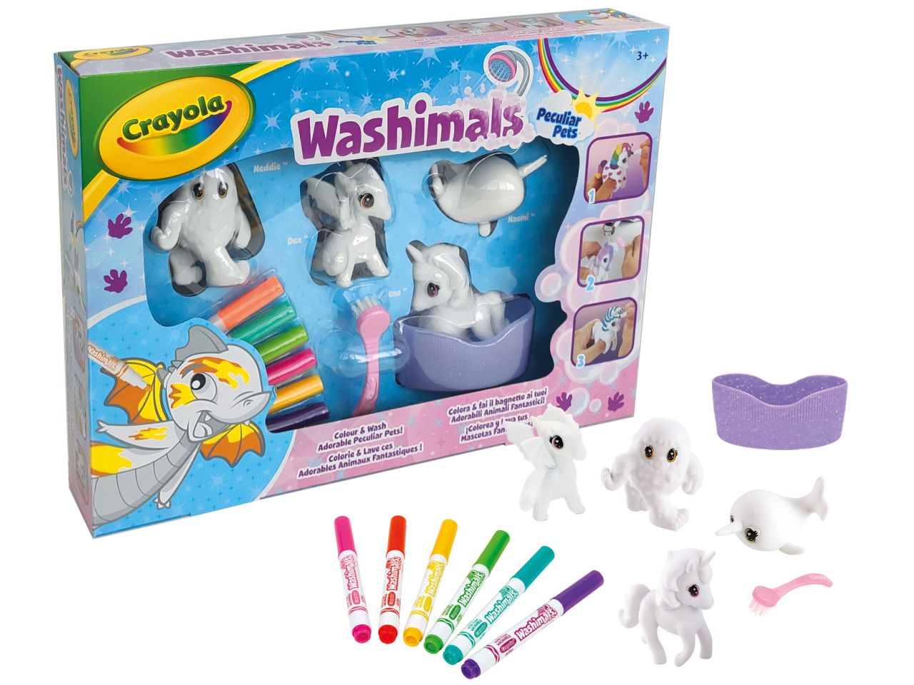 WASHIMALS PECULIAR PETS ACTIVITY SET 25-7191