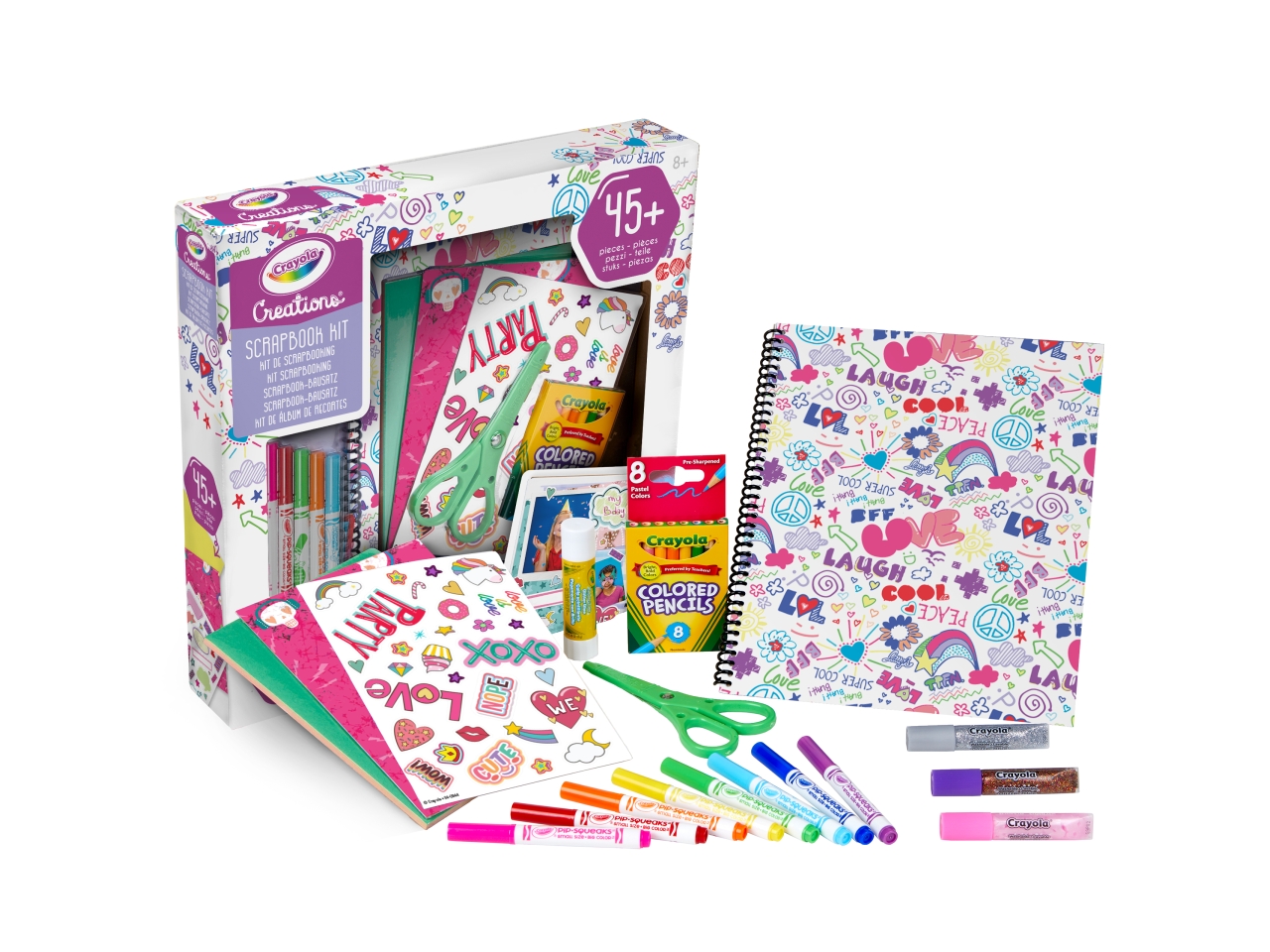 CRAYOLA SCRAPBOOK KIT CREATIONS 04-0944 CRAYOLA SCRAPBOOK KIT CREATIONS 04-0944