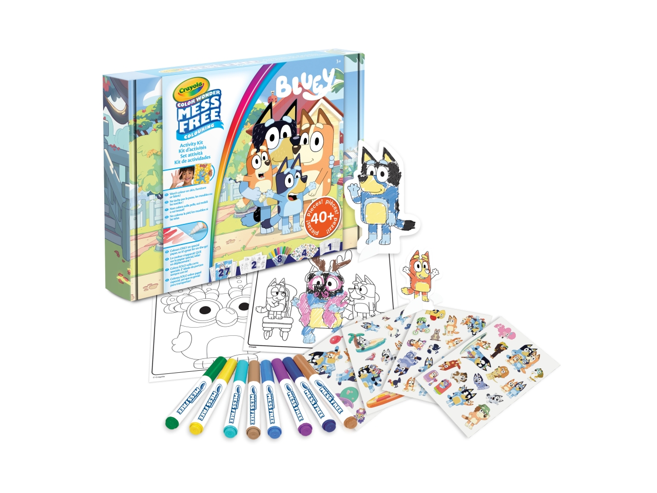 ACTIVITY SET COLOR WONDER BLUEY 75-7171