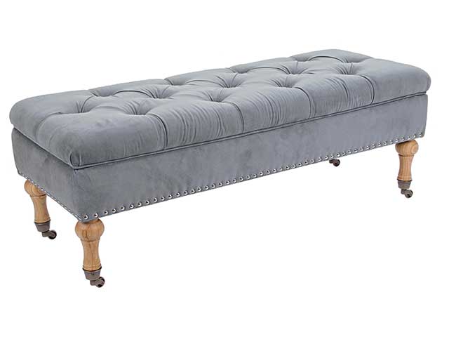 L.ARLETTE PANCA C/CONTEN.GRIGIO 0748121