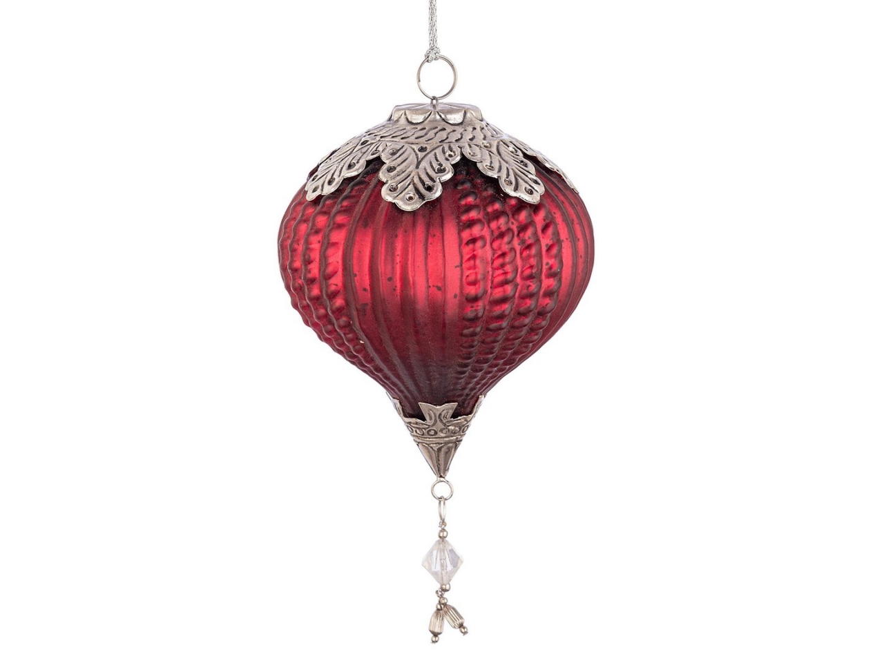 APP. VETRO 12CM ROSSO OPACO 971693