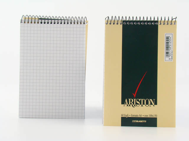 BLOCCO NOTES ARISTON SPIR10X15 60FF1086