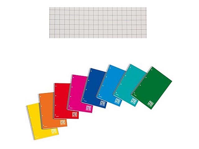 BLOCCO SPIRALATO ONE COLOR A4 5M 1155