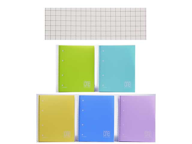 QUADERNO ONE COLOR A5 SPIRALATO 5M 7039