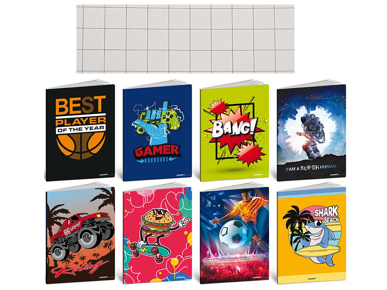 MAXI QUADERNO KID BOY F.20+1 10M 10PZ 8546 MAXI QUADERNO KID BOY F.20+1 10M 10PZ 8546