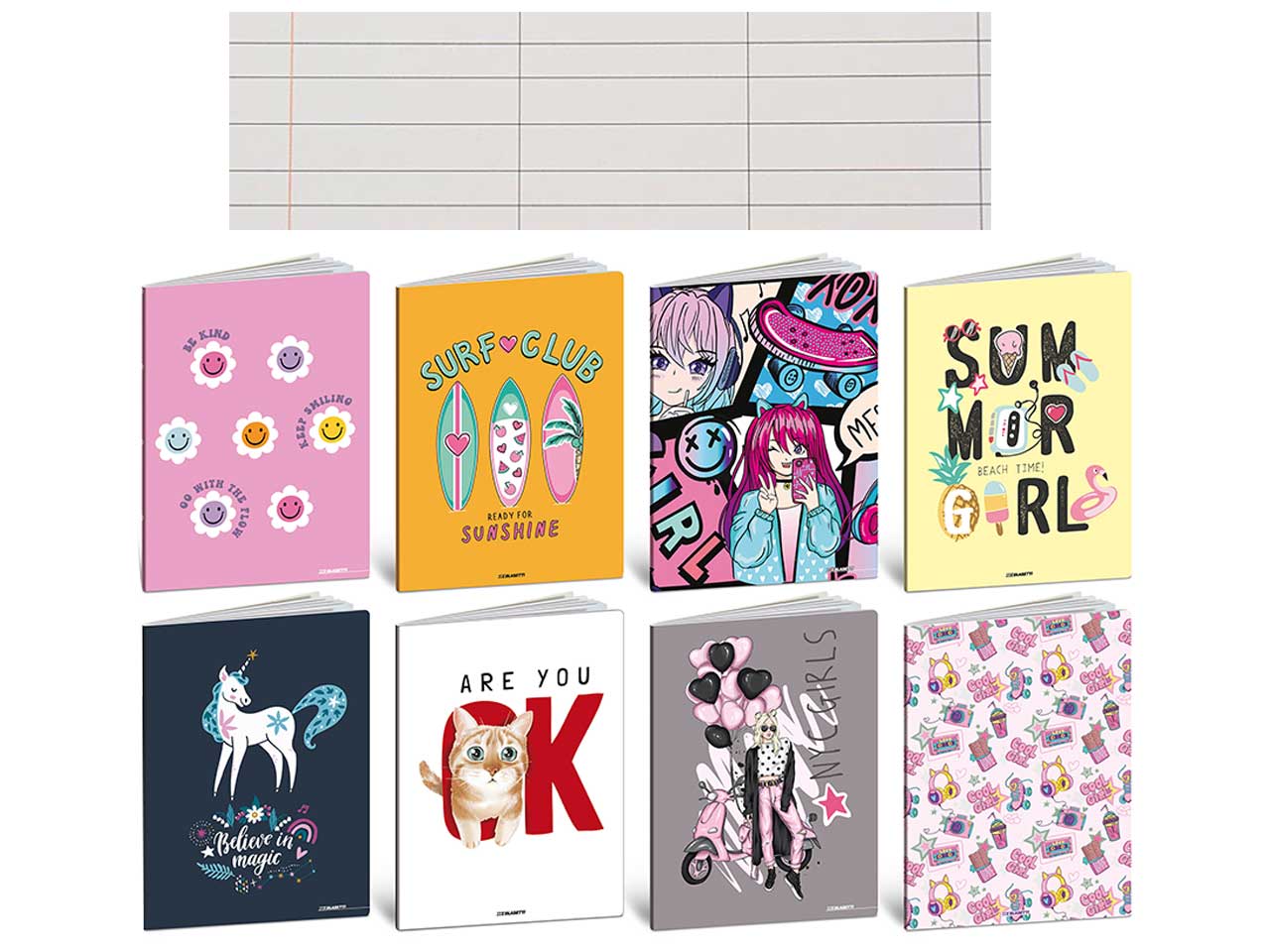 MAXI QUADERNO KID GIRL F.20+1 A 10PZ 8549