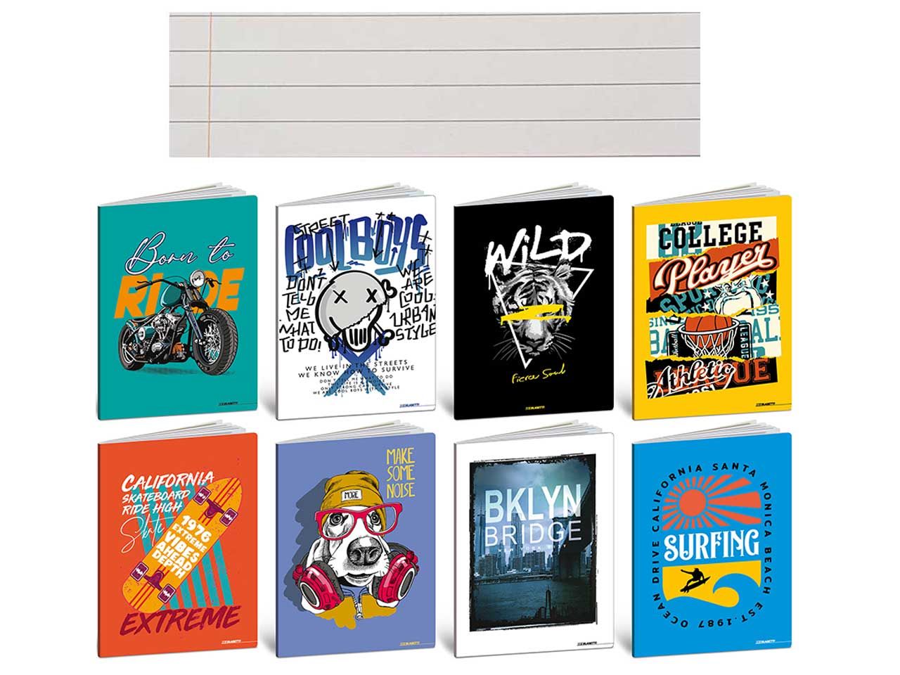 MAXI QUADERNO TEEN BOY F.20+1 C 10PZ 8568