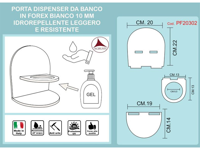 P.DISP.BANCO 22×20 PF20302