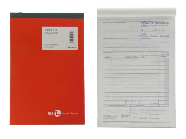 DOCUMENTO DI TRASPORTO 270.3