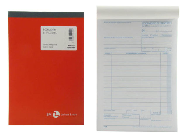 DOCUMENTO DI TRASPORTO 270.2