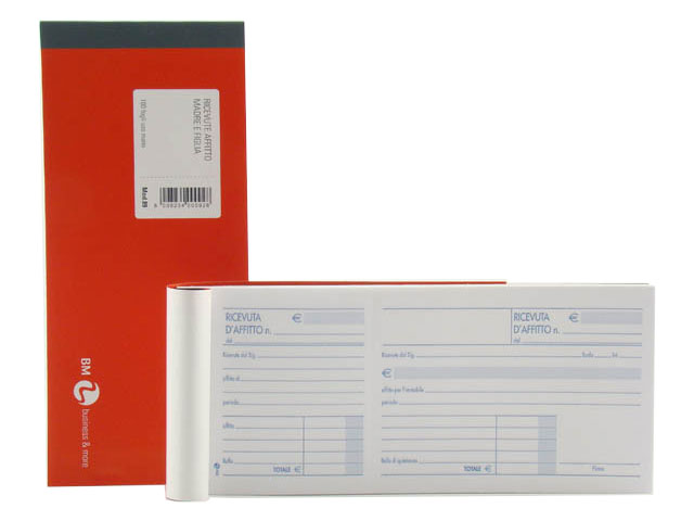 BLOCCO RICEVUTE AFFITTO 89 BLOCCO RICEVUTE AFFITTO 89