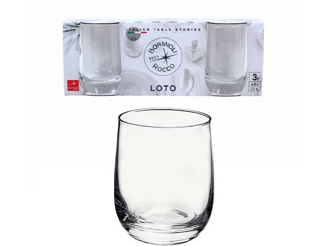 LOTO BICCHIERI LIQUORE 6,5cl 3pz 79230 $