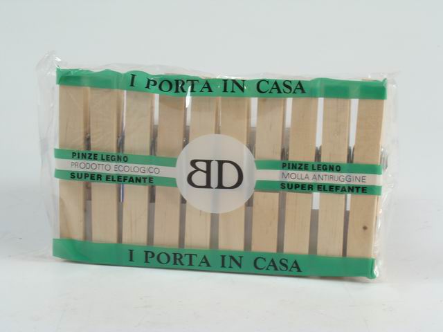 MOLLETTE BUCATO LEGNO 10pz 4014