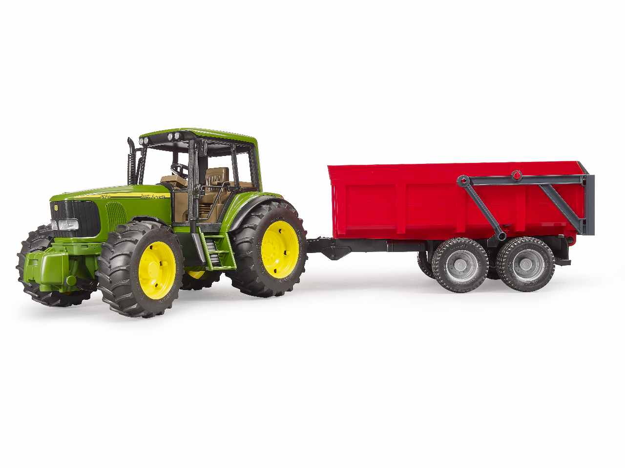 JHON DEERE TRATTORE C/RIMORCHIO 02057