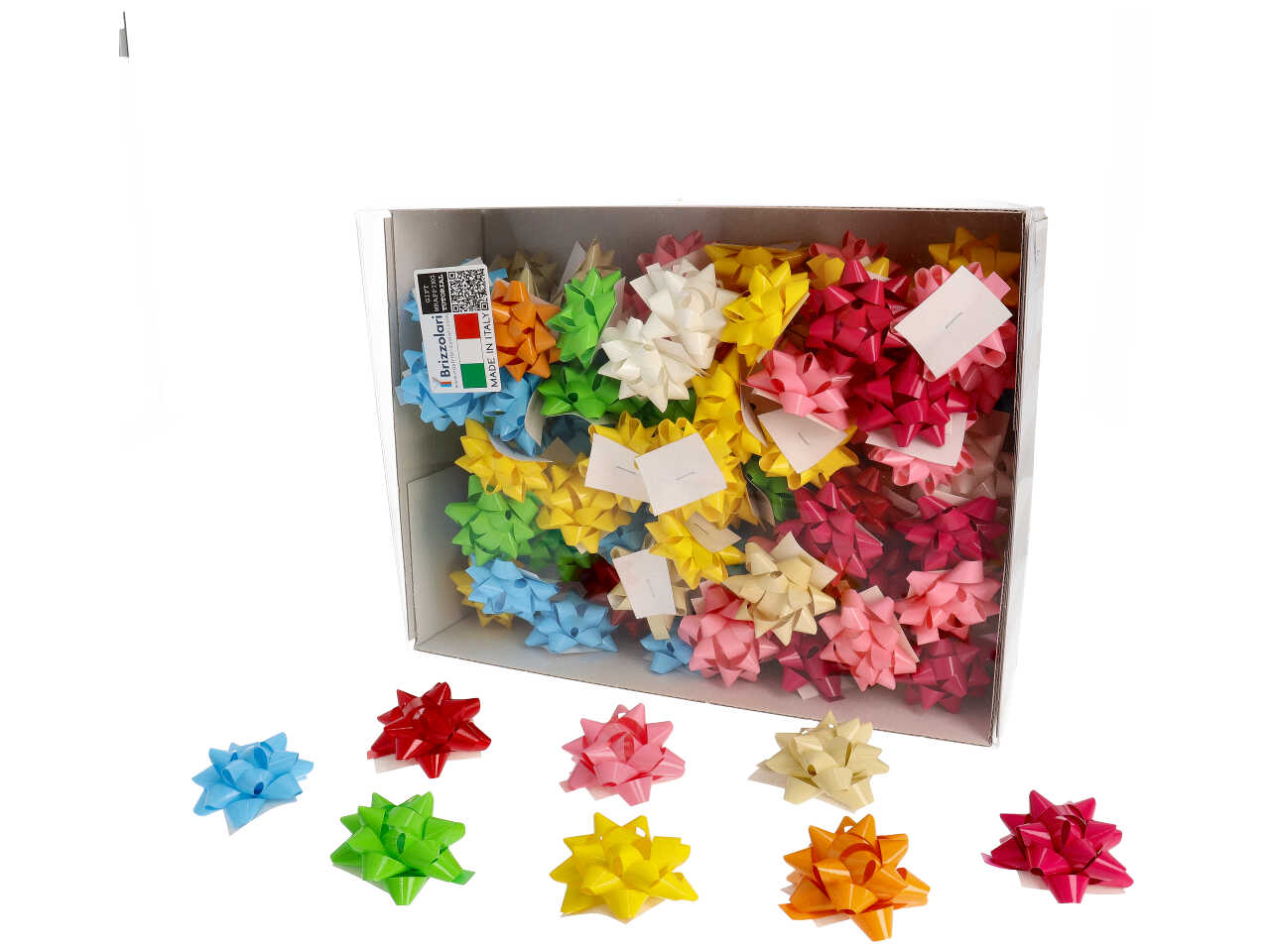 L.LACCATO COCCARDE 10mm 100pz ASS.3007