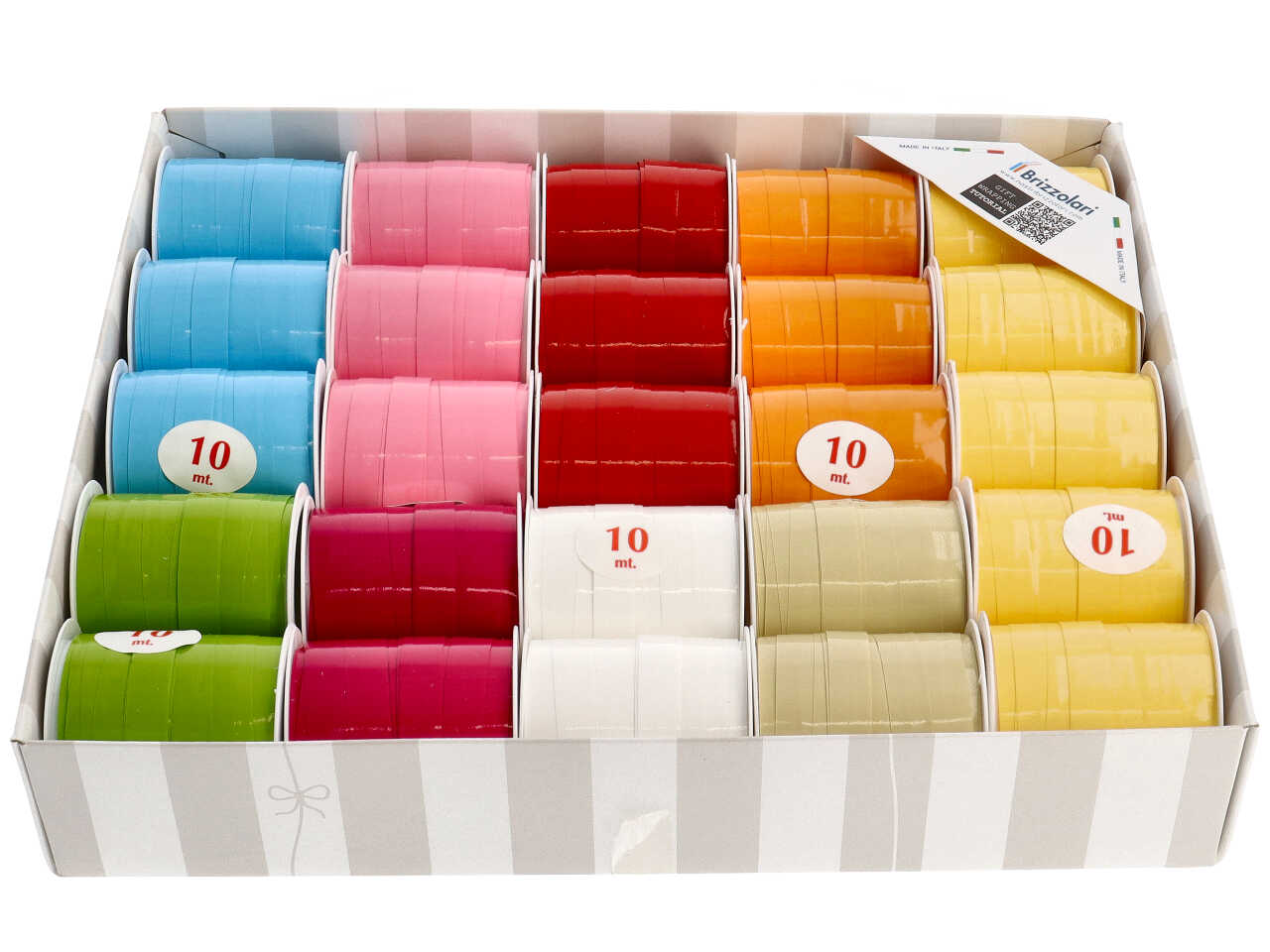 L.LACCATO ROCCHETTE 10mmx10mt 25pz C99 6807